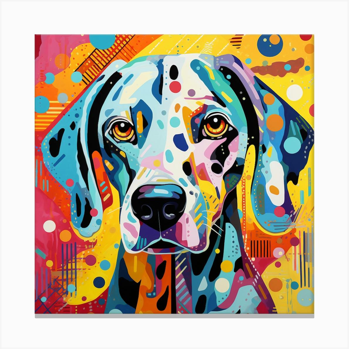 Dalmatian canvas art sale