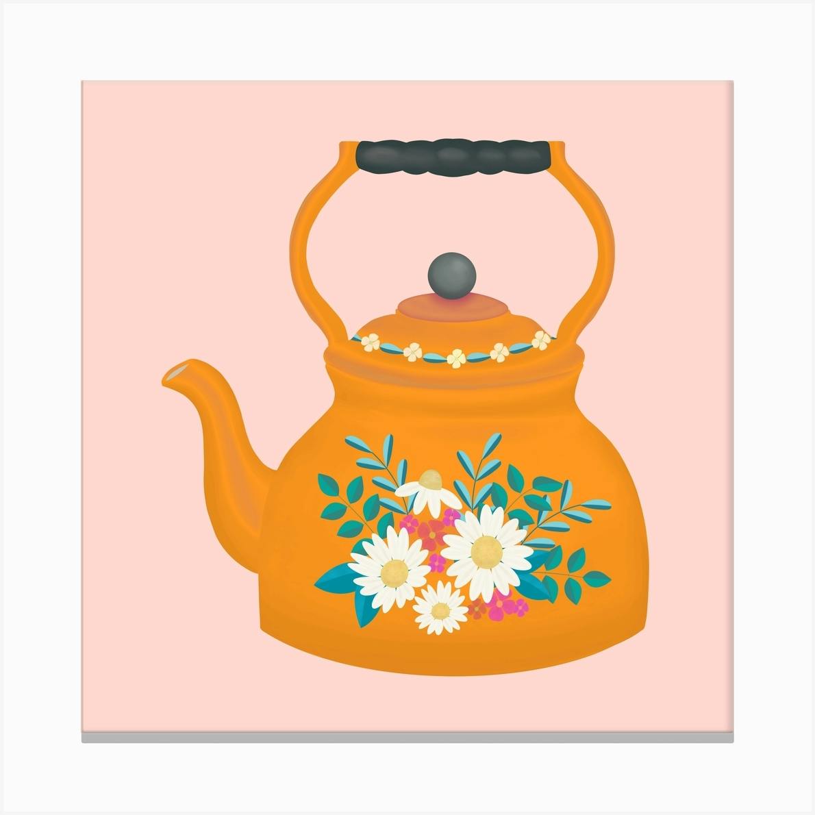 Floral kettle on sale