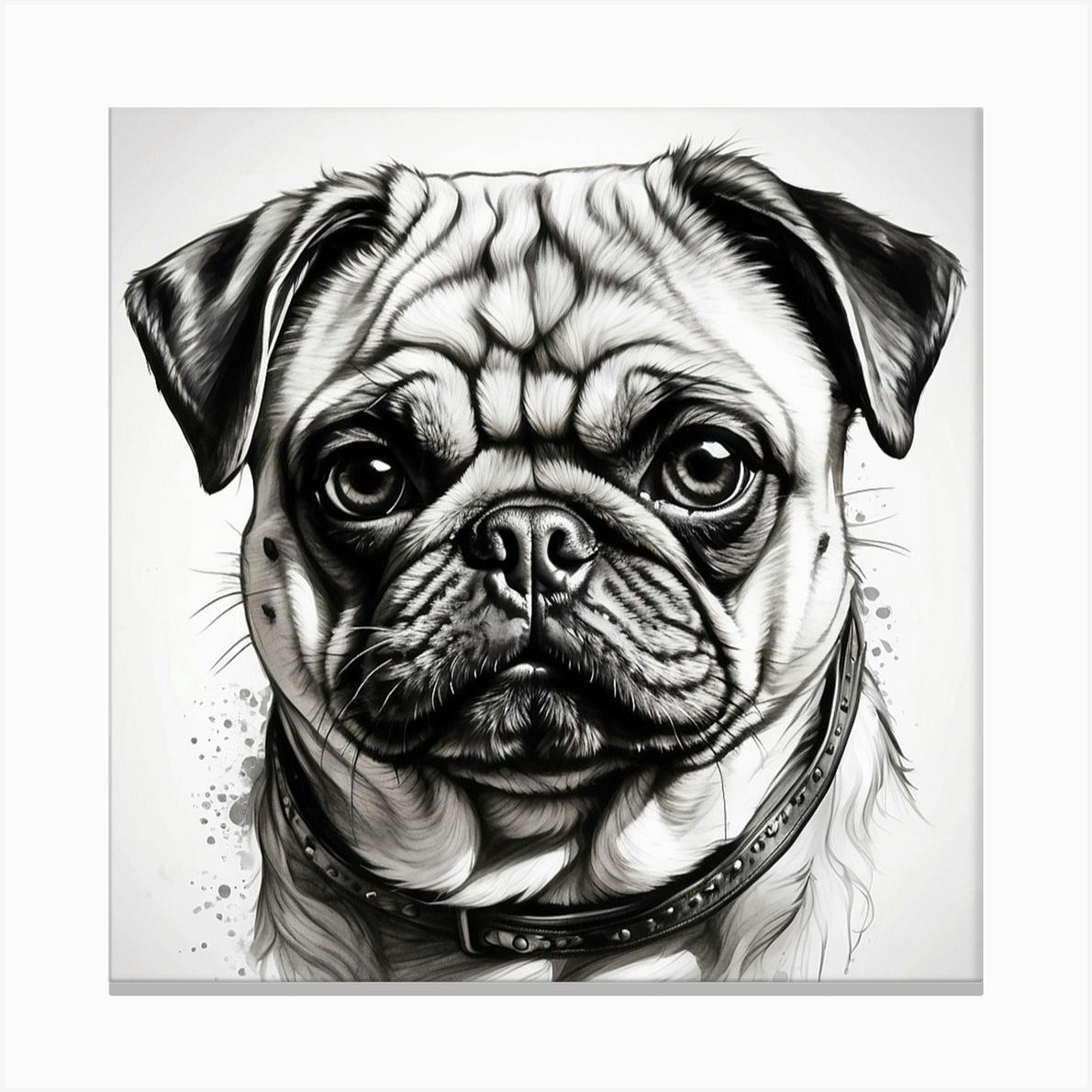 Pug dog black colour cheap