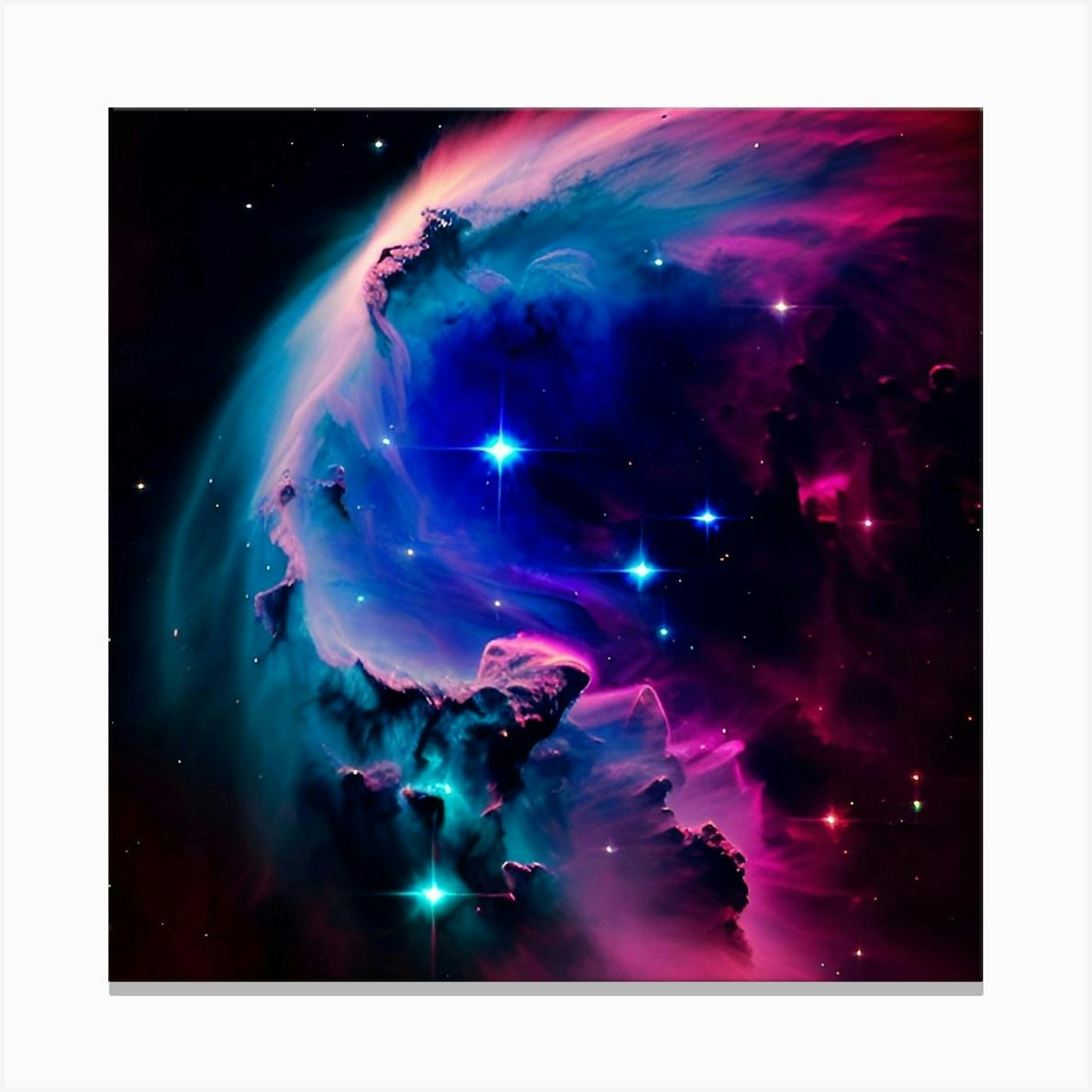 グラフィックアート「THE GALAXY」 Img 20240220 183224 430 Canvas Print by Art Galaxy AI - Fy