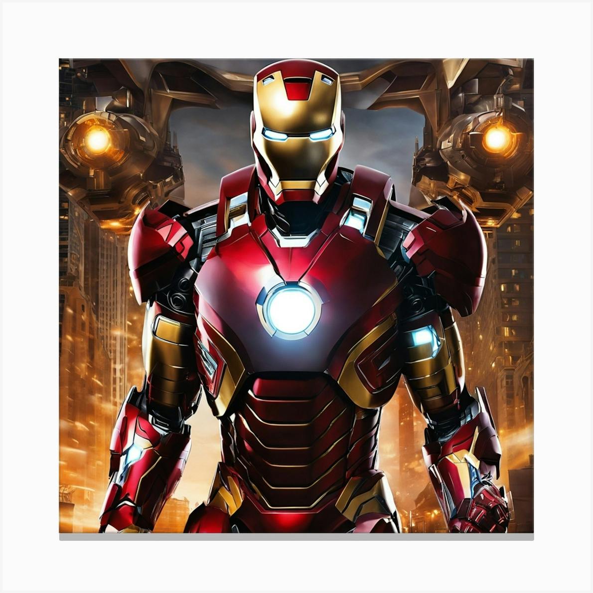 Iron Man Art Print by Pat4U - Fy