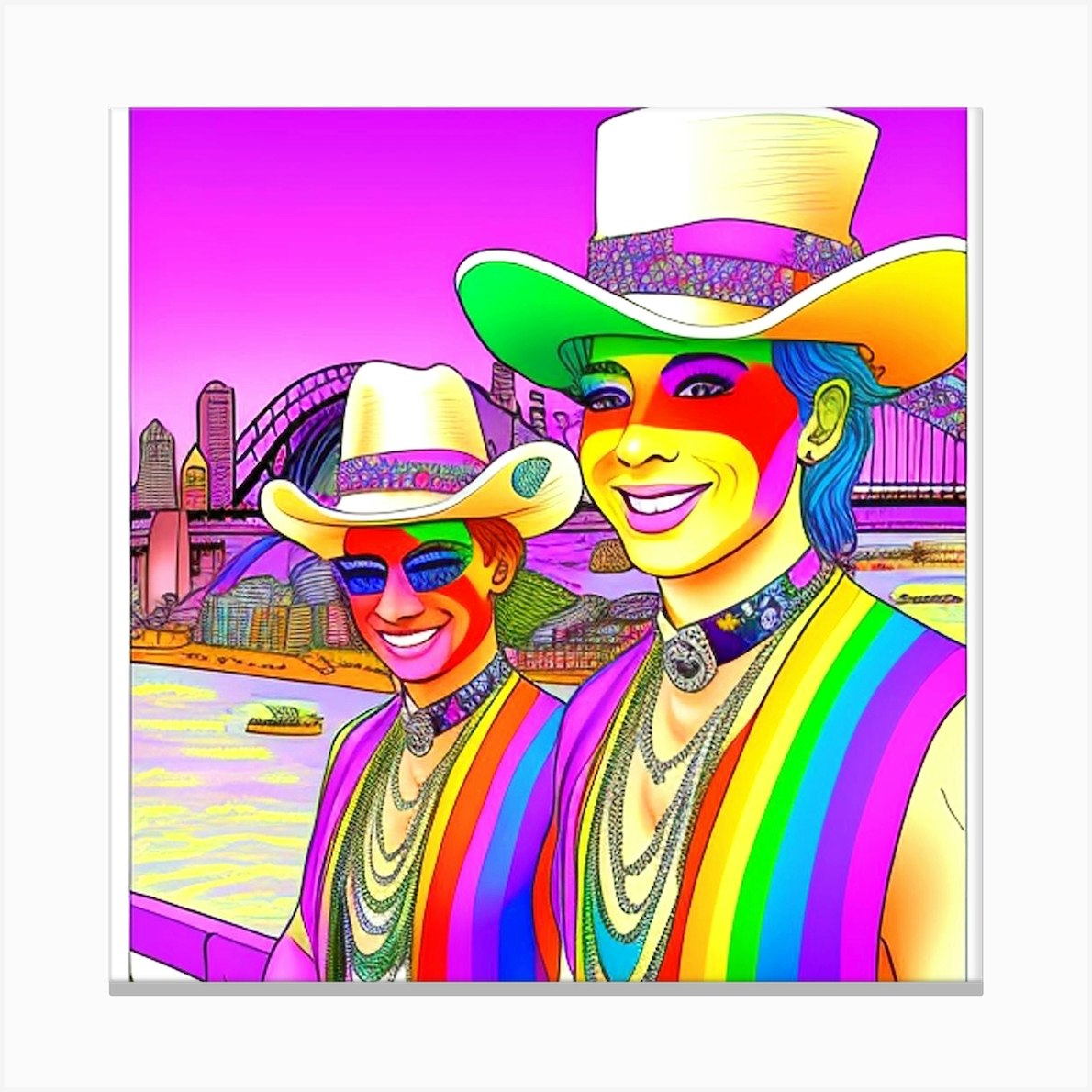 Sydney Pride Canvas Print by MdsArts Fy