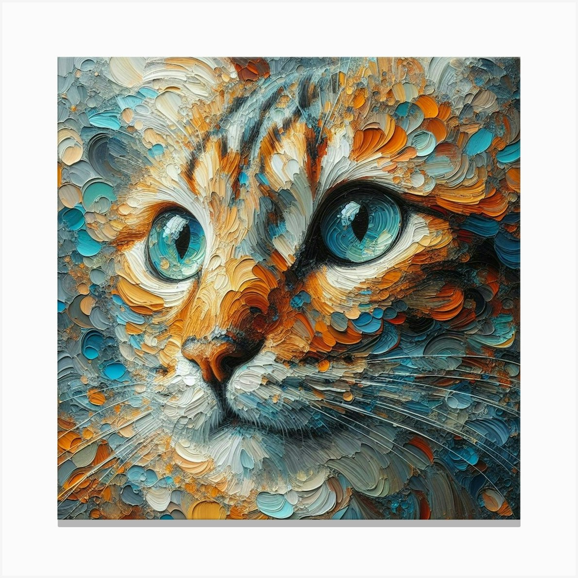 Bengal cat 5 Canvas Print by P&V_printable_art - Fy