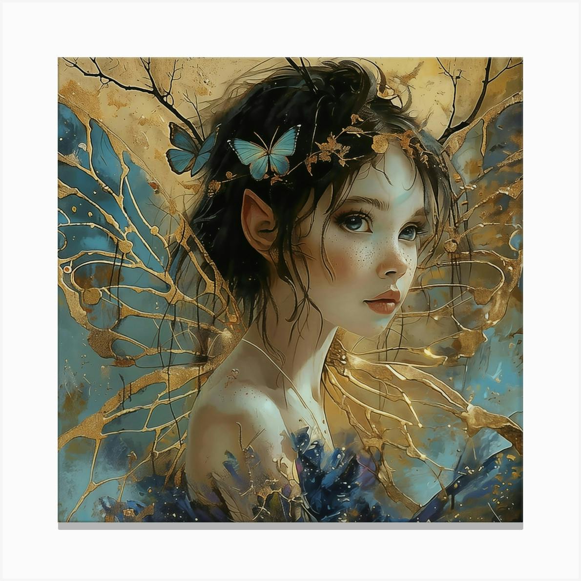feebee アクリルキャンバス作品 Fairy Canvas Print by Artistcom - Fy