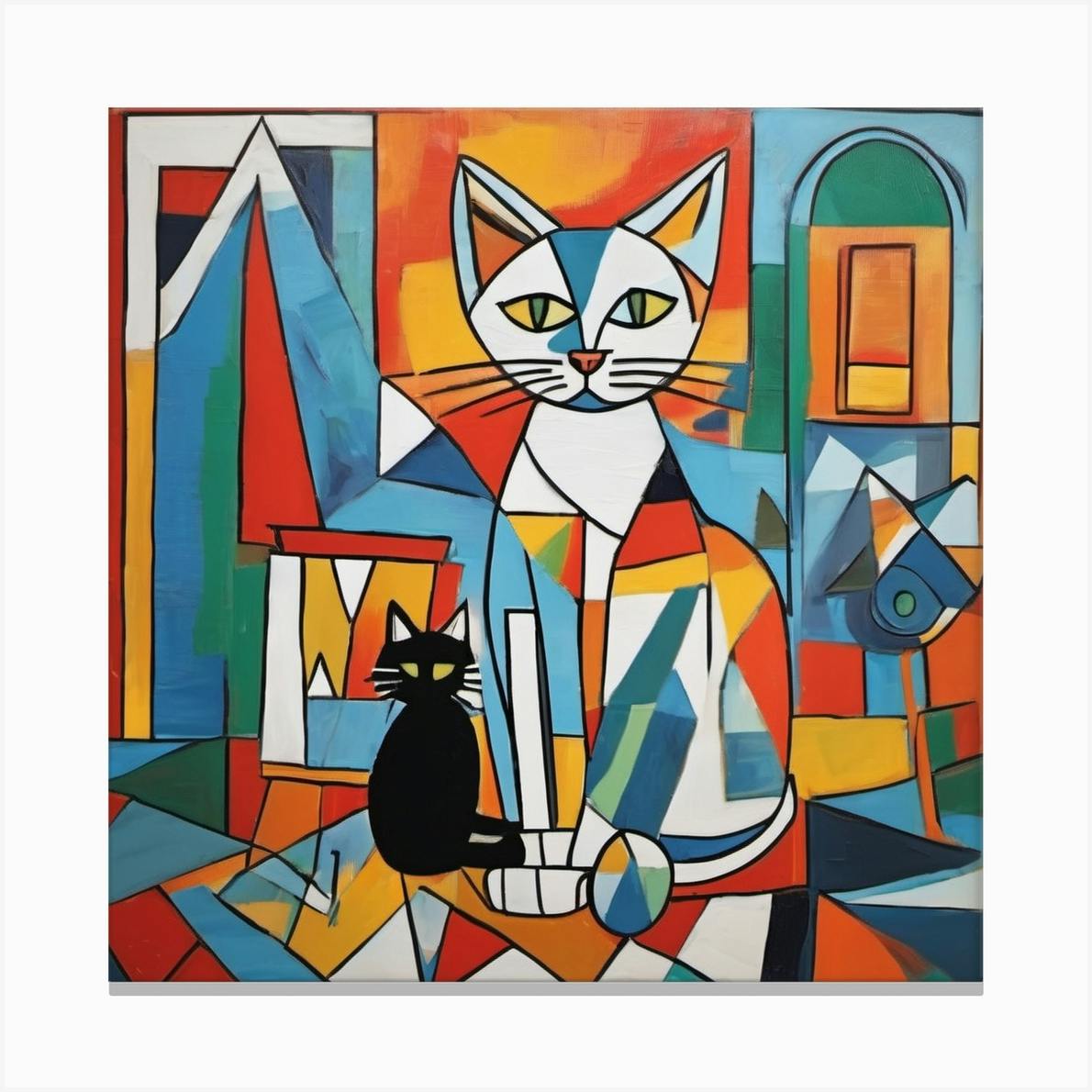 The Meow Poster outlet Painting canvas 12*18inch