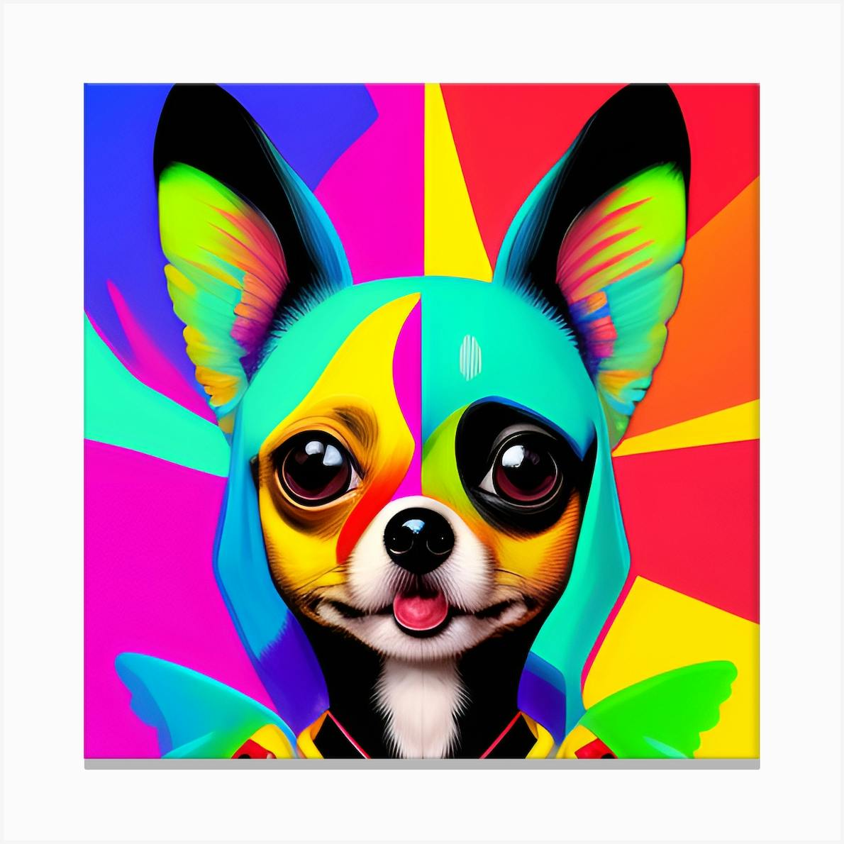 Colorful 2024 chihuahua painting