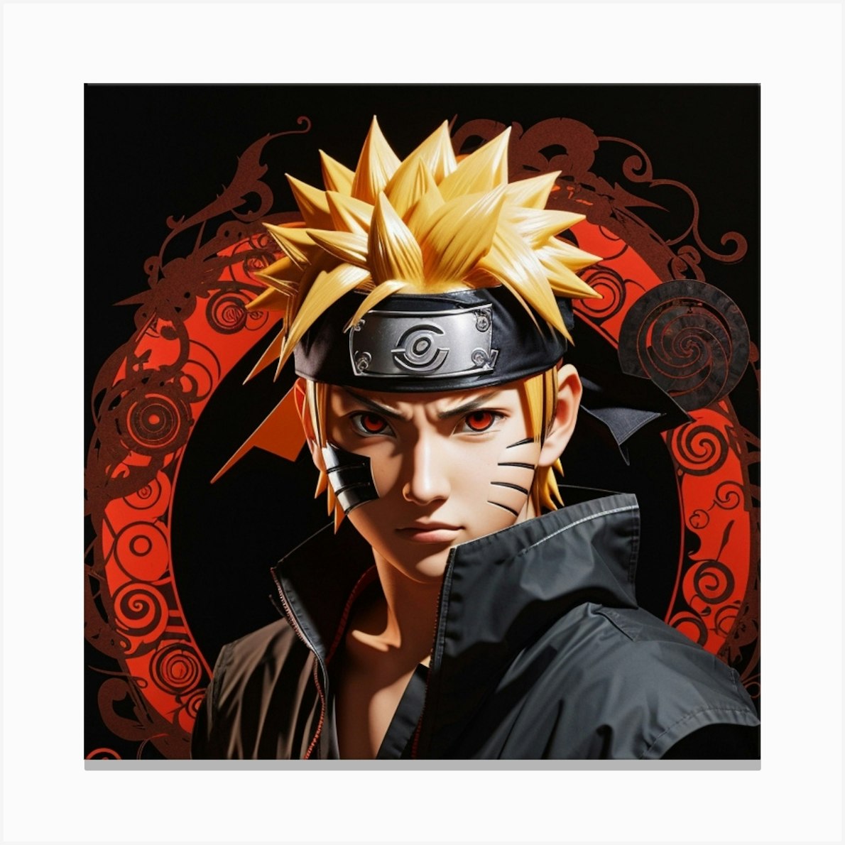 Dark Naruto Canvas Print by Vishnu Balan Fy