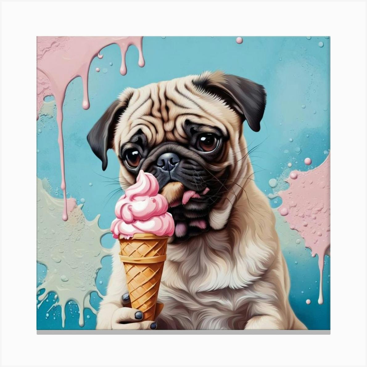 Pug hotsell ice cream