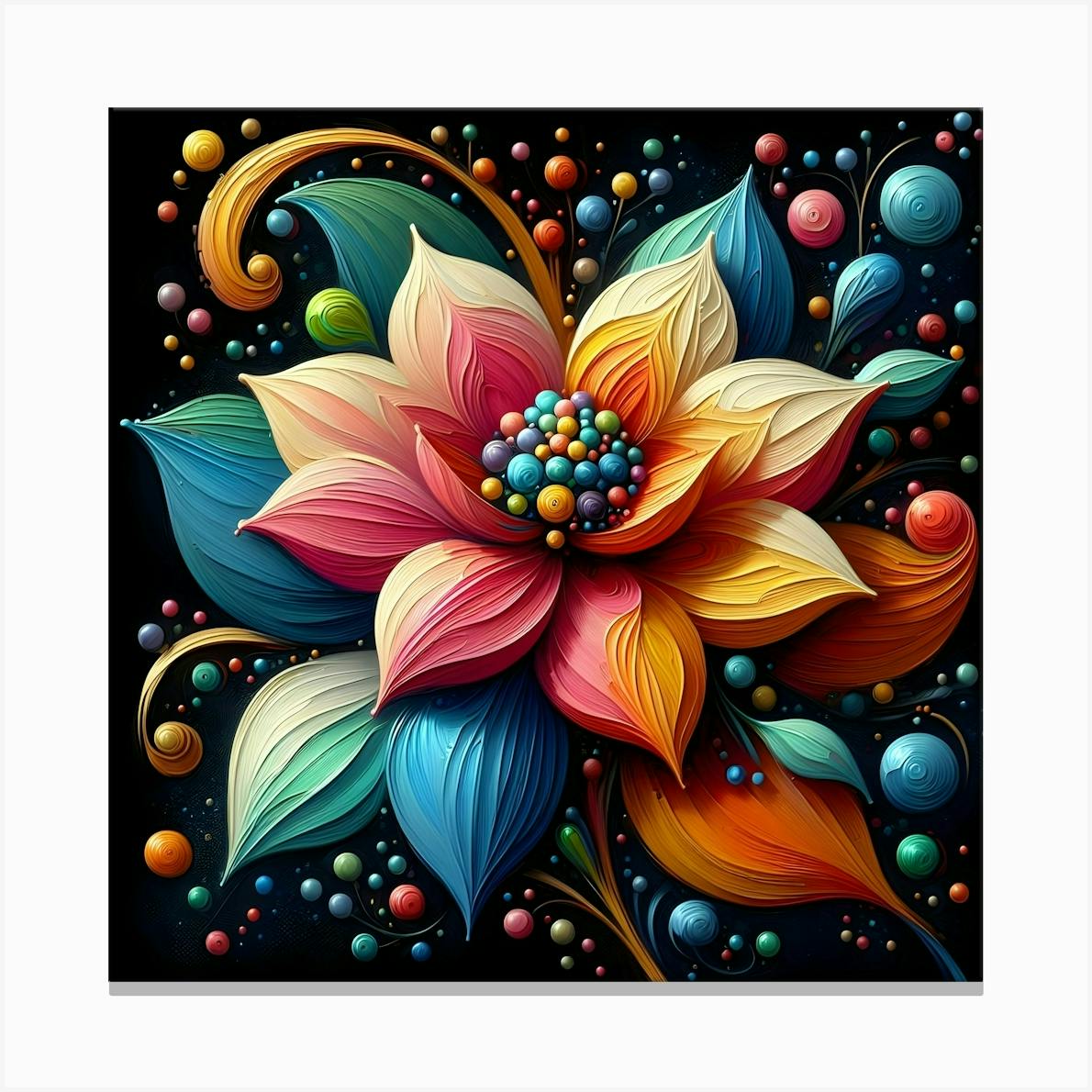 Colorful Flower Canvas Print