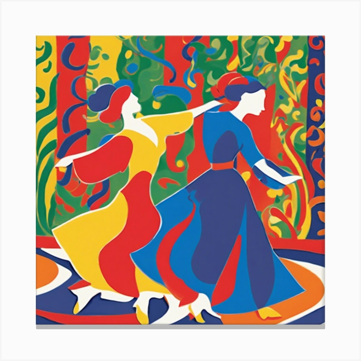 DANCE MATISSE 2 Canvas Print by logicx - Fy