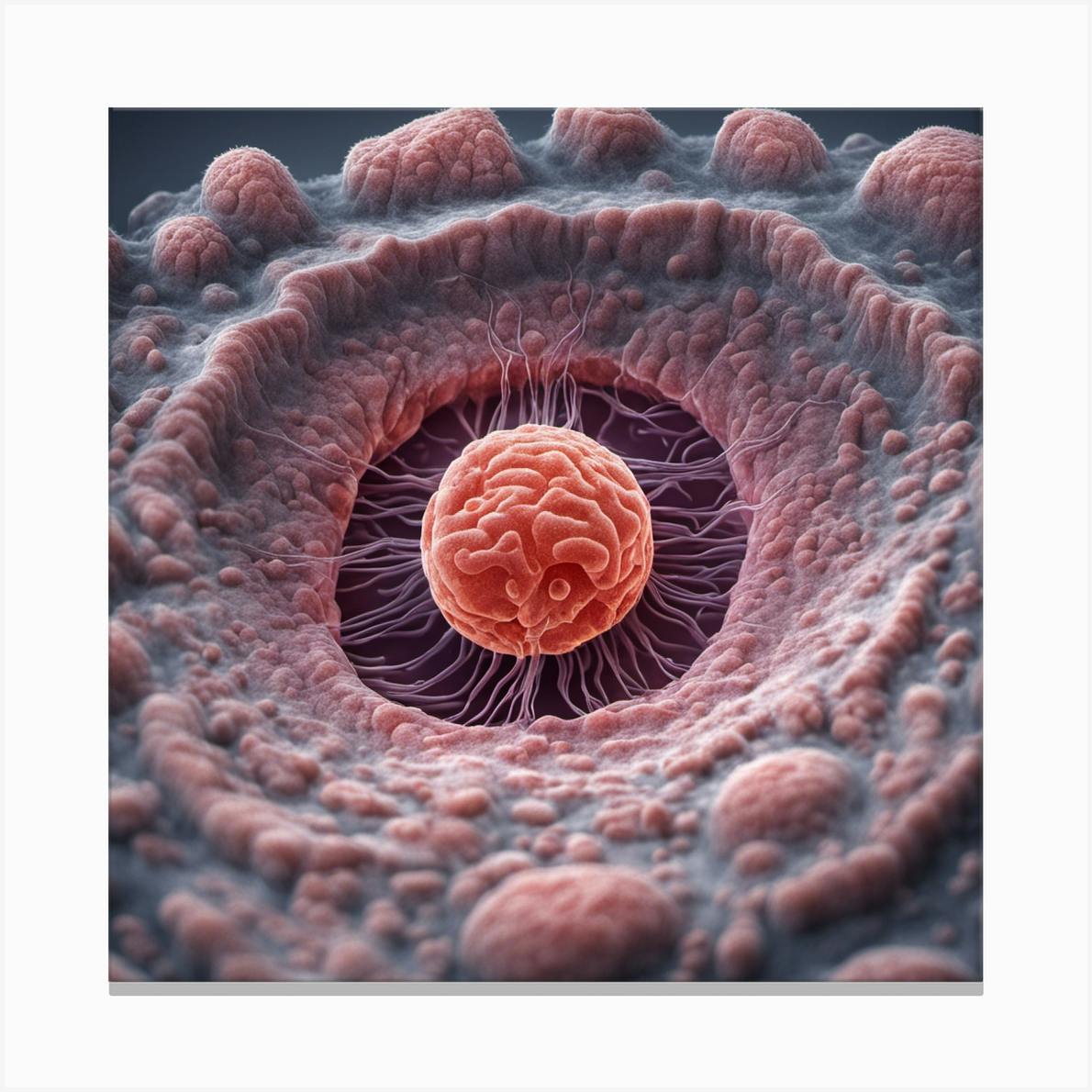 358848 A High Resolution Image Of An Animal Cell With All Xl