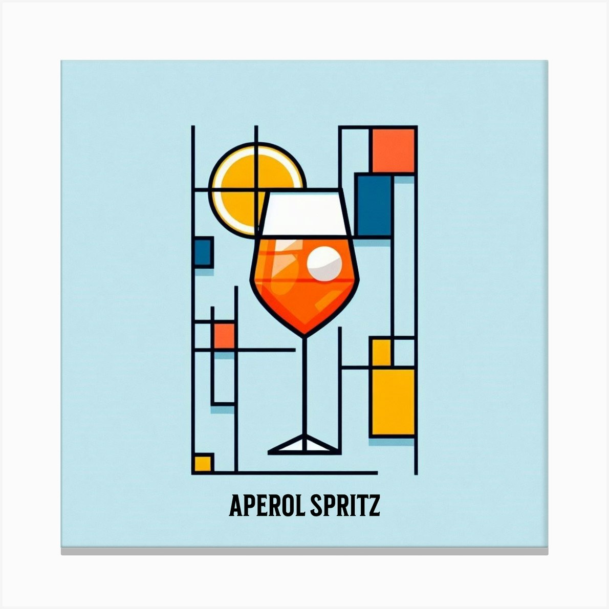 Aperol Spritz 7 Canvas Print by designedbyjosh Fy