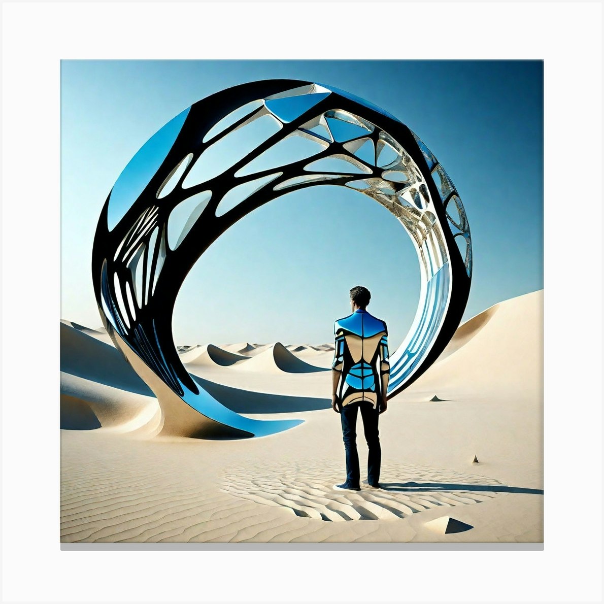 Ring Of Steel Canvas Print by ArtfulExplorer Fy