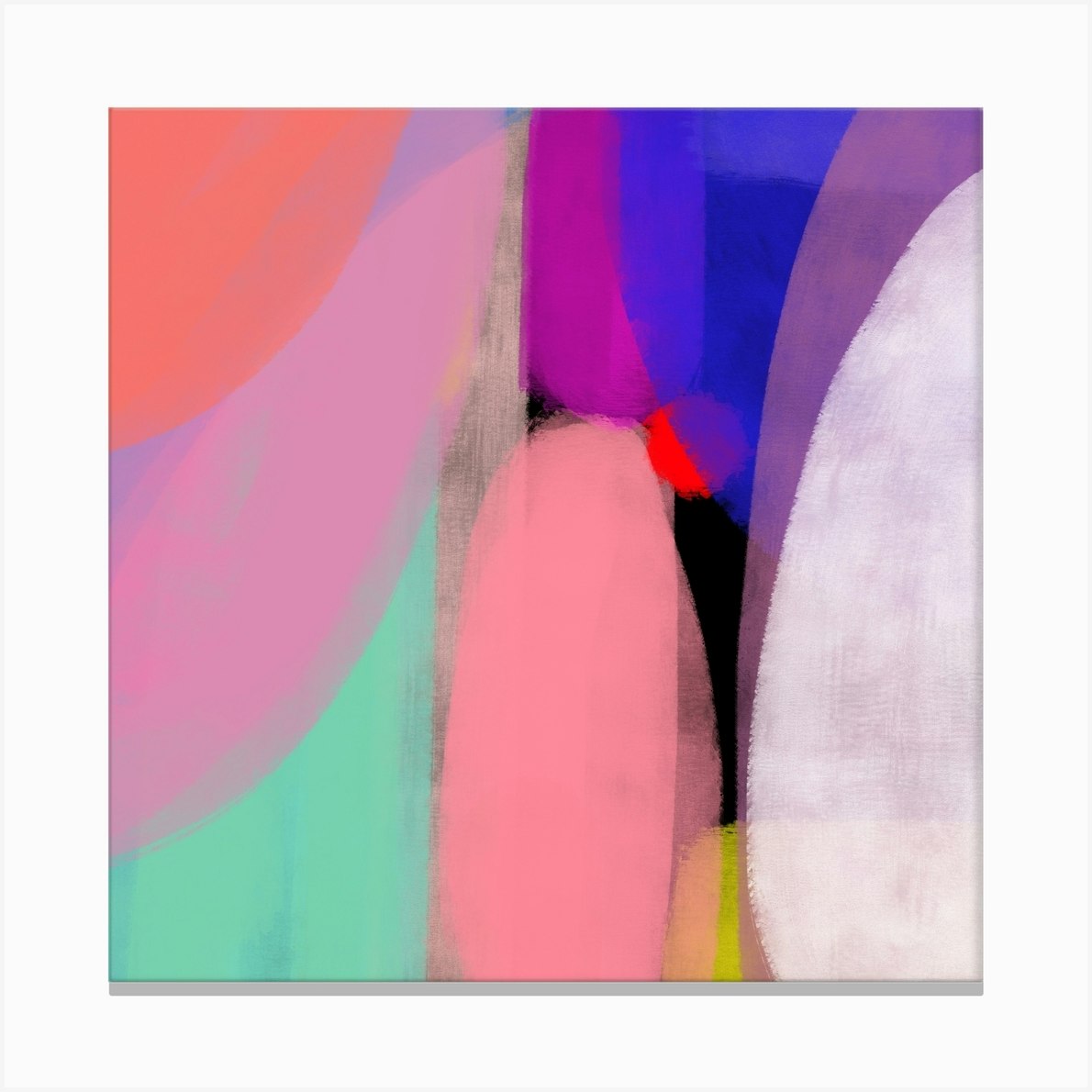 Light And Layers Canvas Print by Natalie Born Fy