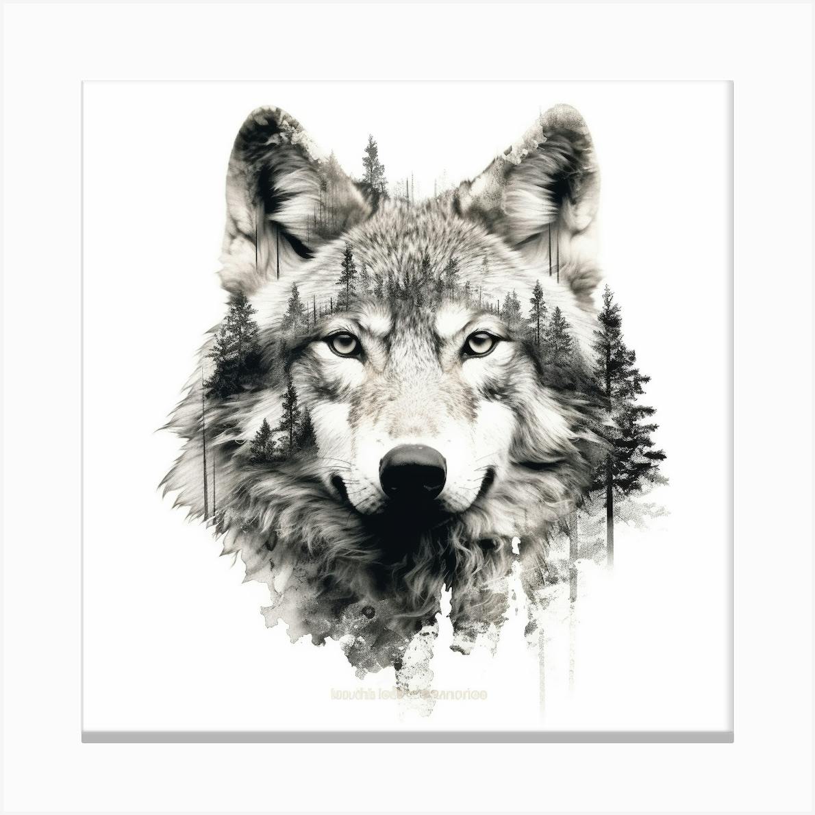 Double 2024 Wolf Original Artwork