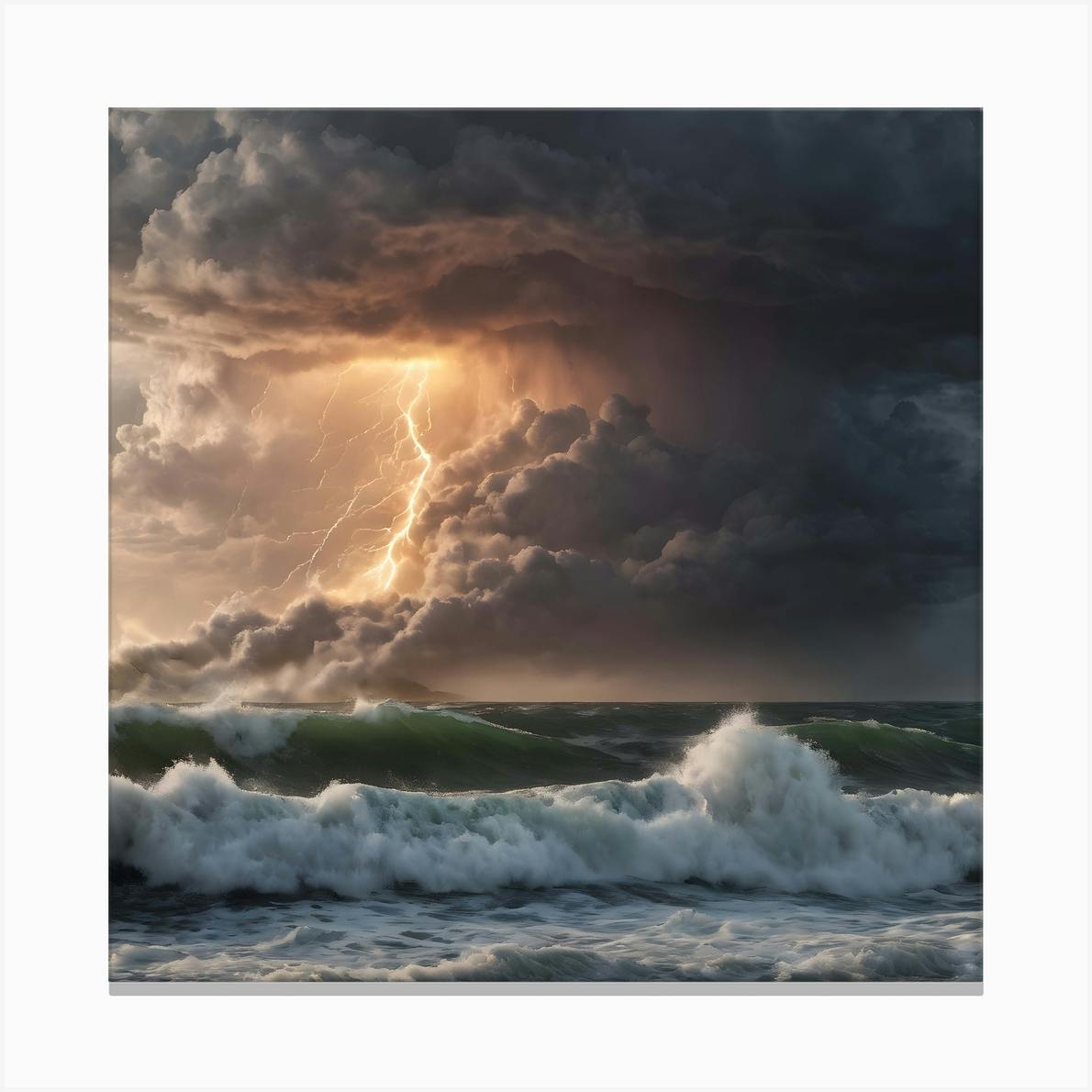Thunder Storm Collection 6 Art Print by Euro73_ - Fy