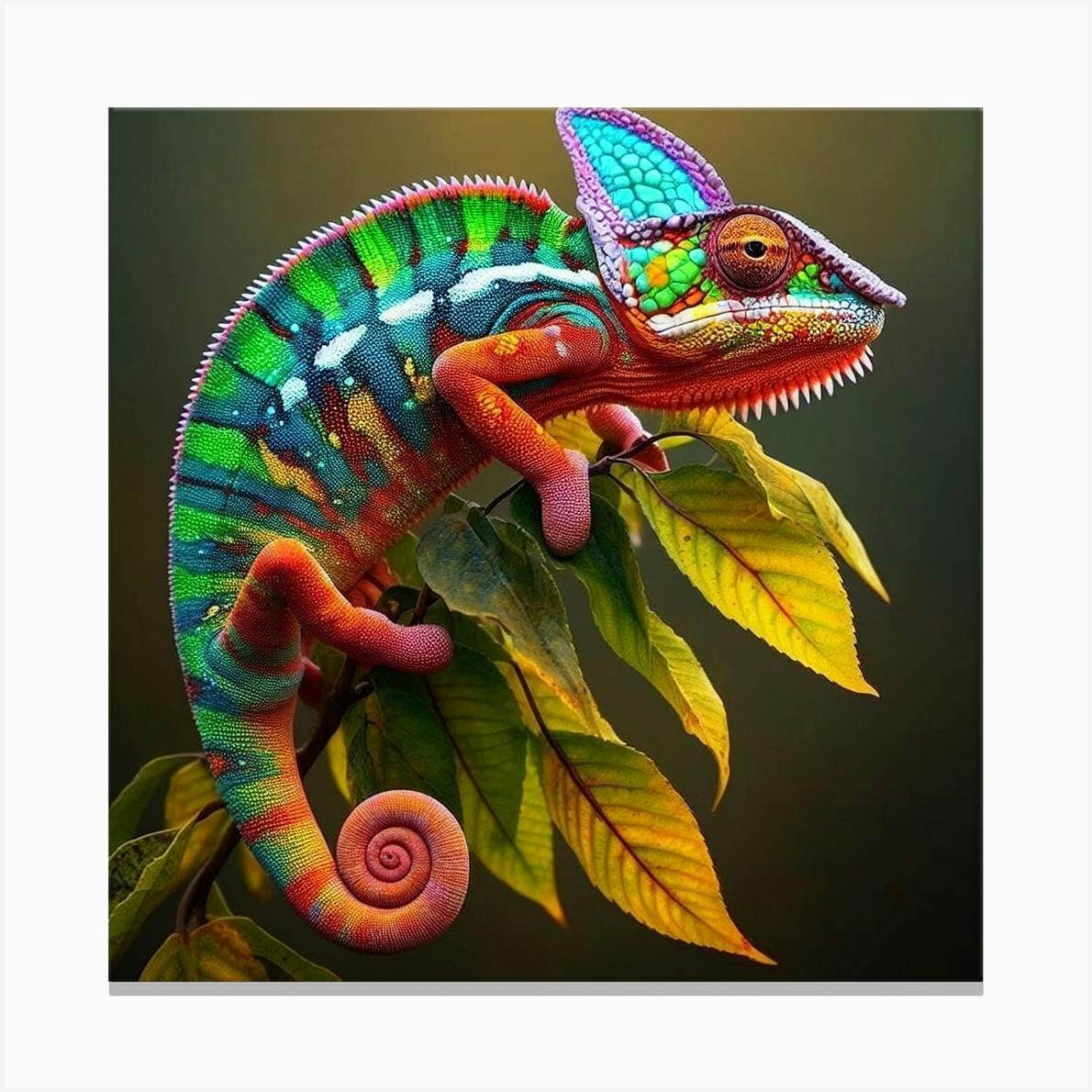 Firefly Colorful, Chameleon, Vibrant, High Resolution, 8k