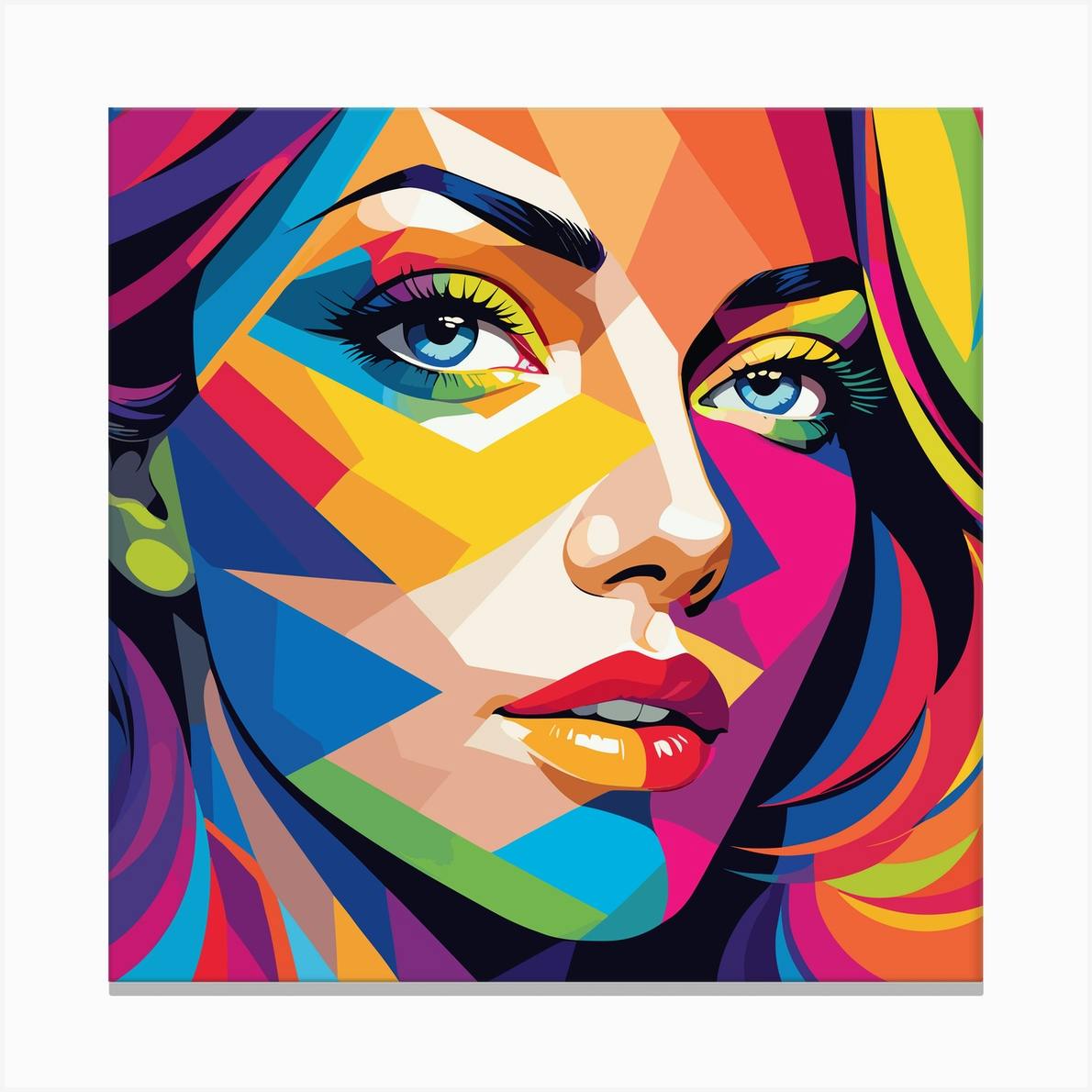 Abstract Painting 46 Canvas Print by Bella Luna - Fy