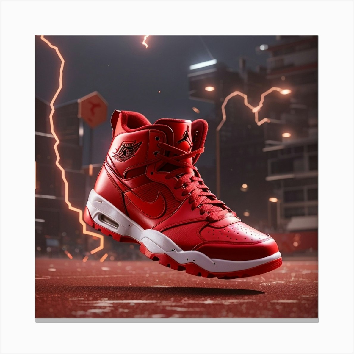 Nike Air Jordan Canvas Print by TopK Fy