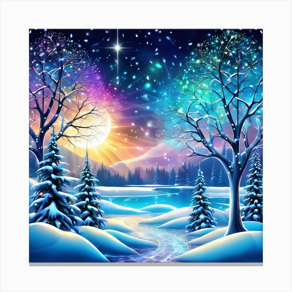 Winter Landscape 1 Art Print by Mark Espenschied - Fy