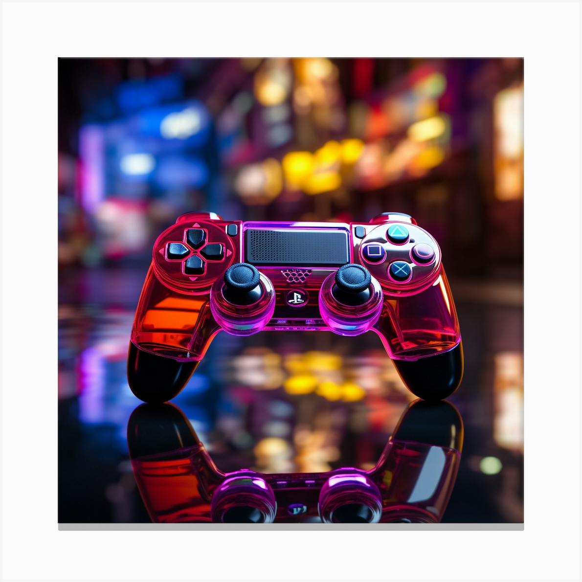Playstation 4 Controller Canvas Print