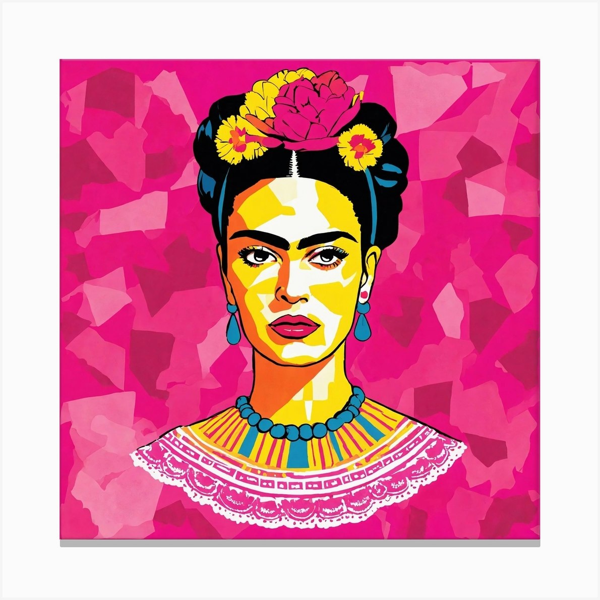 Frida Kahlo 21 Canvas Print by logicx - Fy