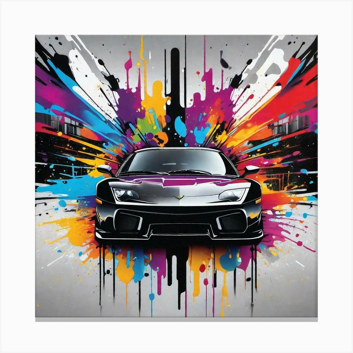 Car Painting 20 Canvas Print