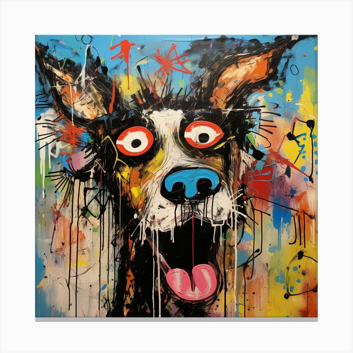 Whimsical dog hot sale art