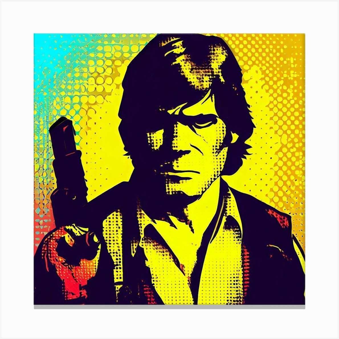 Han Solo Pop Art Canvas Print by Maybe Canon - Fy