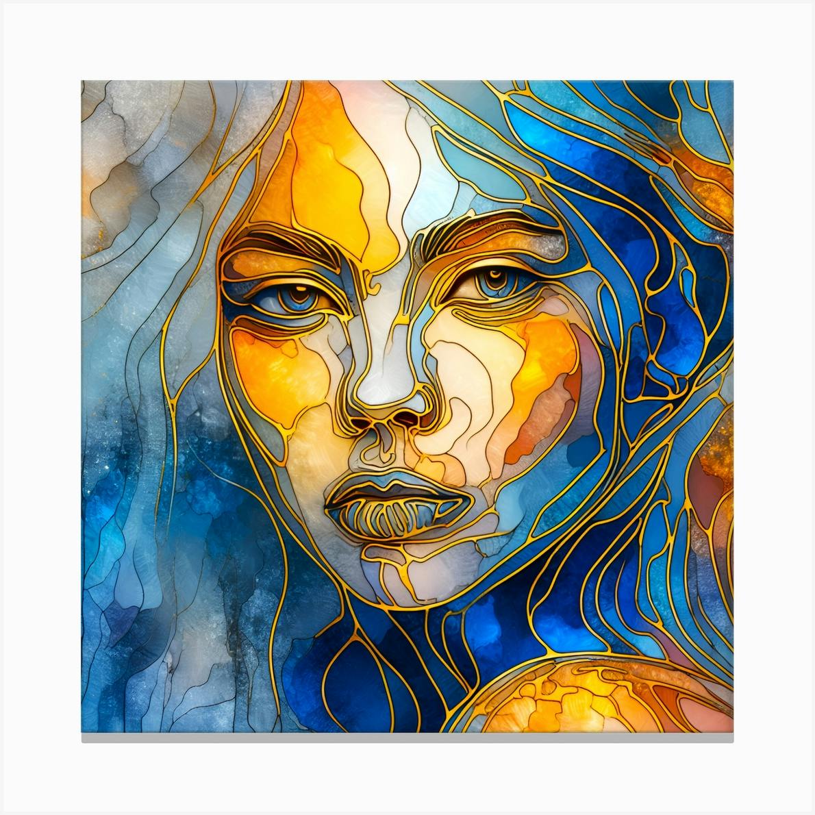 Abstract lady painting buy