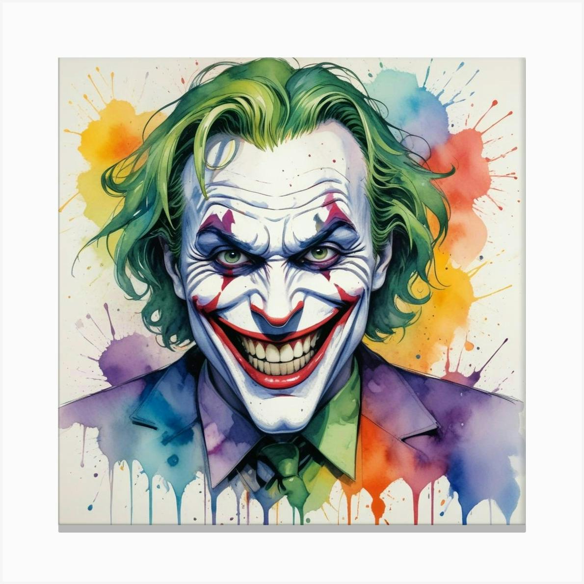Joker 143 Canvas Print by Joker's Legacy - Fy