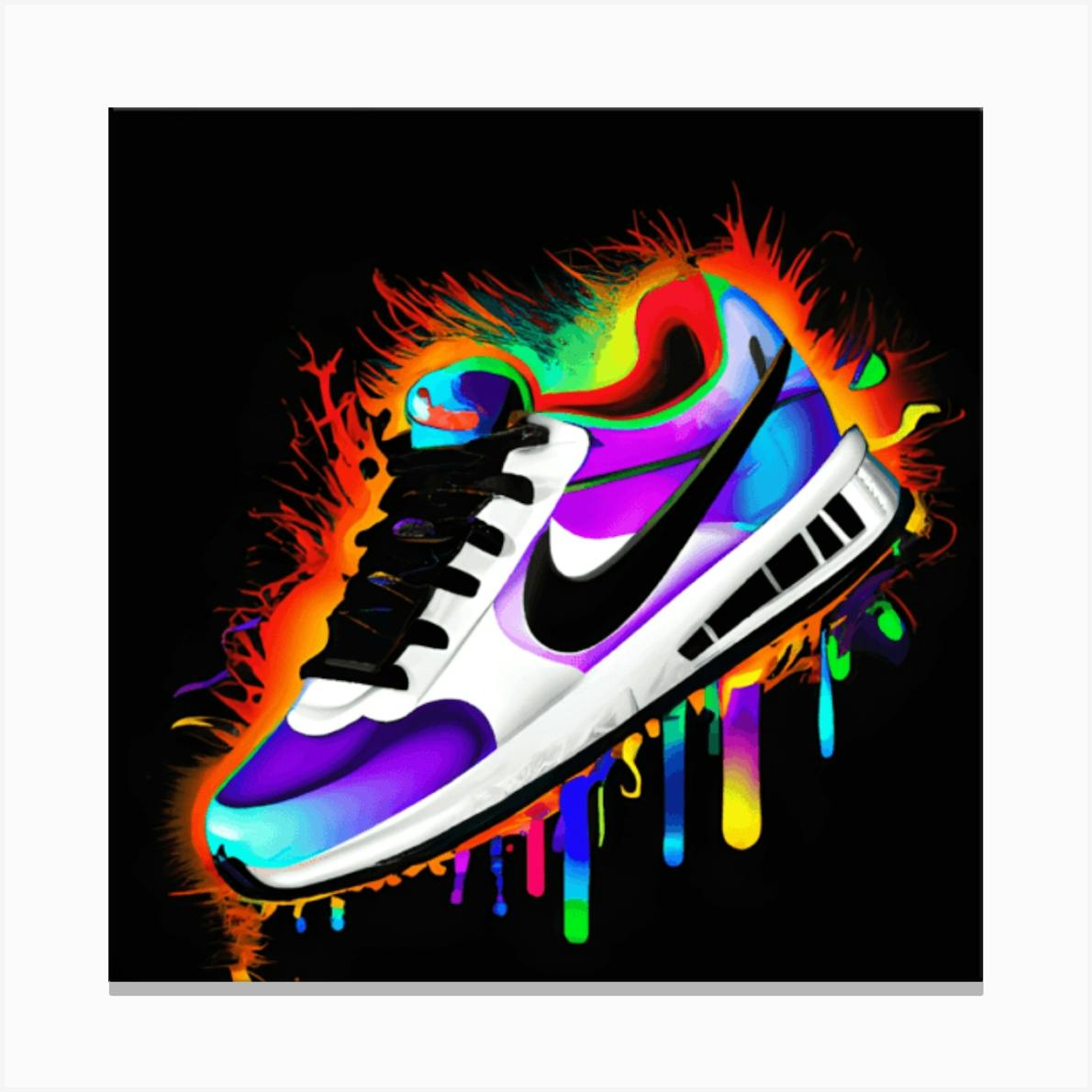 Nike Air Max Art Print by EidTOMa Fy