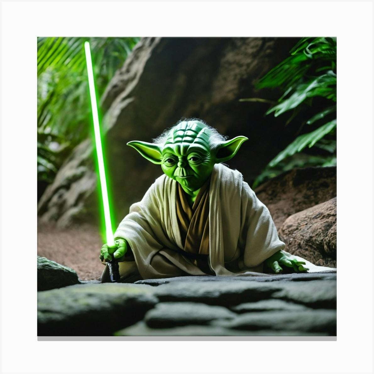 Star Wars Yoda Jedi store Master Canvas Artwork