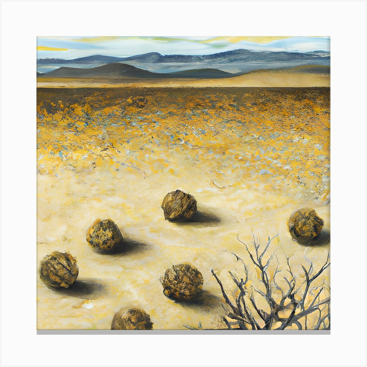 Tumbleweeds Canvas Print by Innerworks Fy