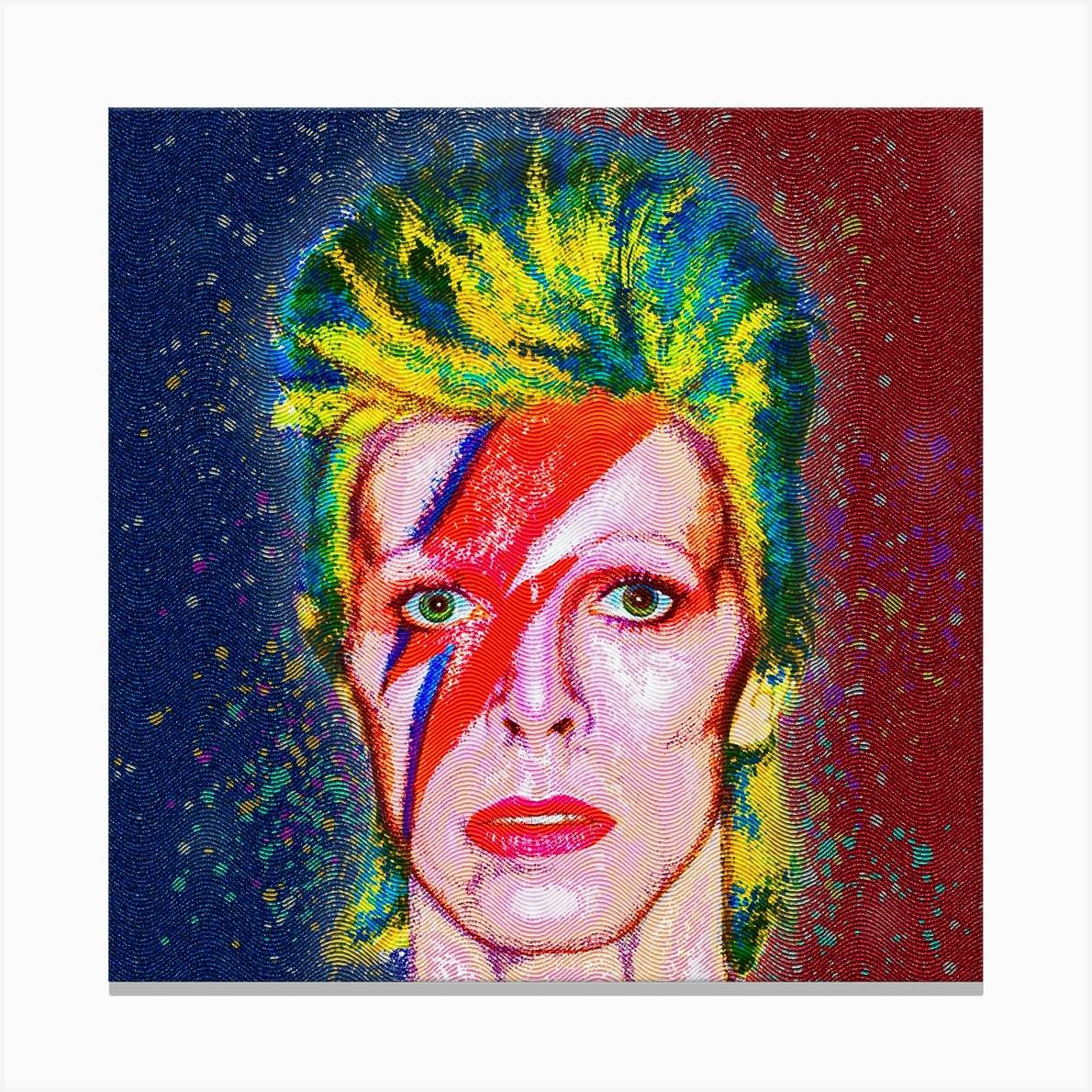 David Bowie Art Print by POP ART WORLD - Fy