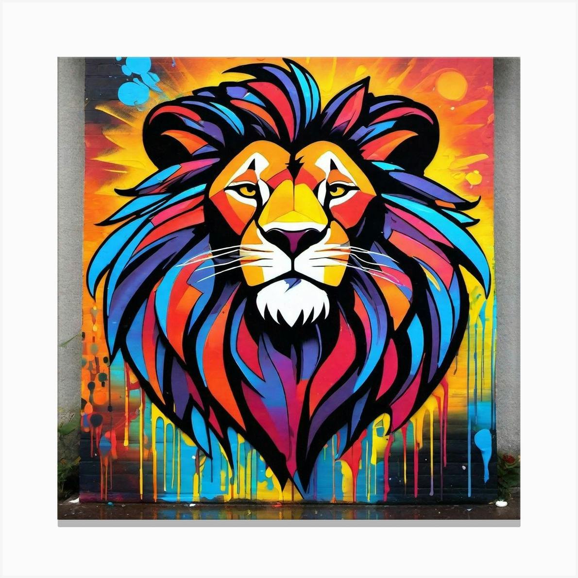 Graffiti lion deals