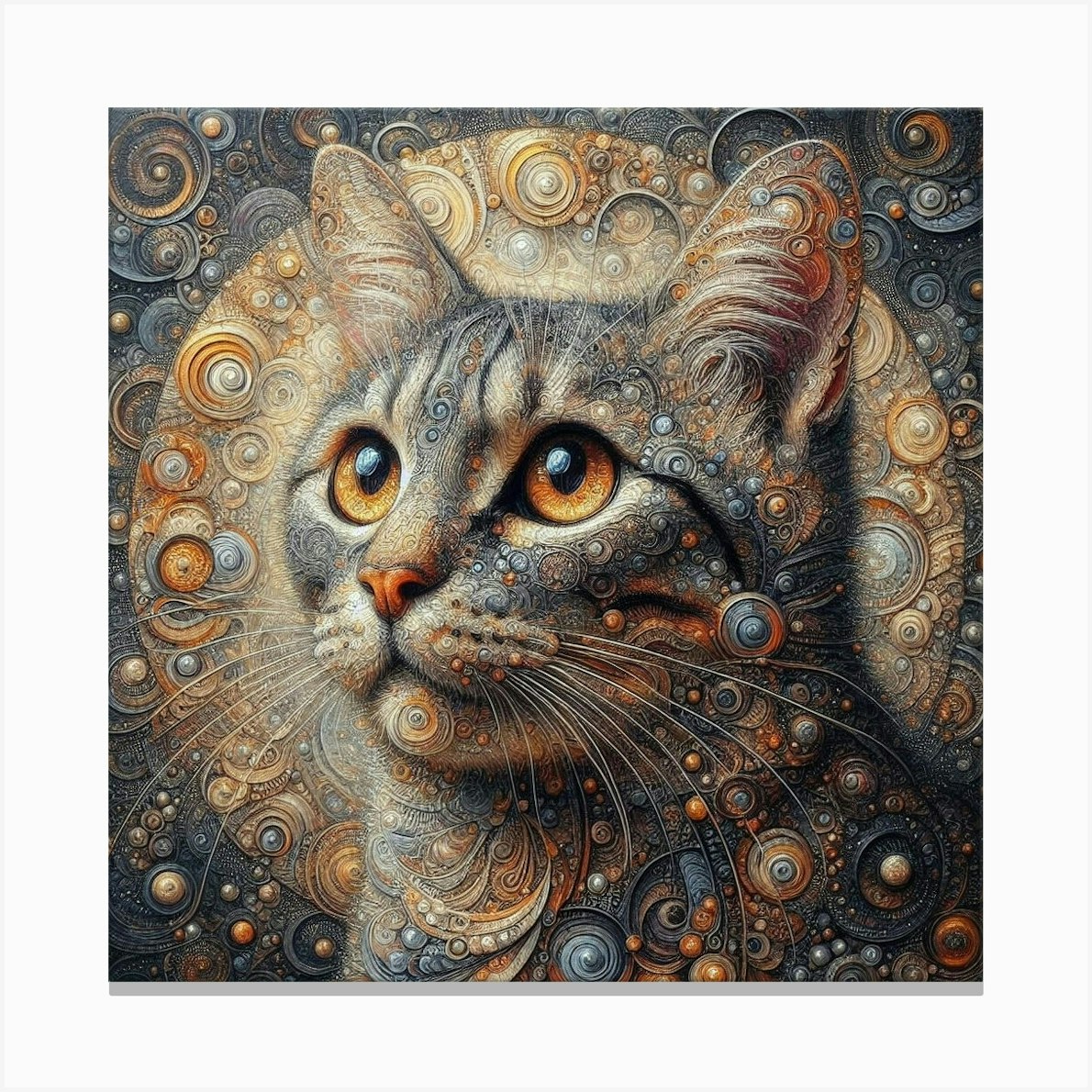 Bengal cat 2 Canvas Print by P&V_printable_art - Fy