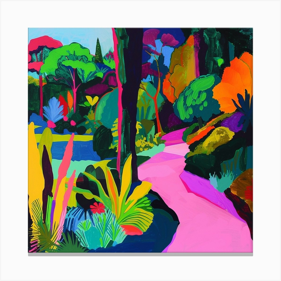 Colourful Gardens Christchurch Botanic Gardens New Zealand 1 Canvas