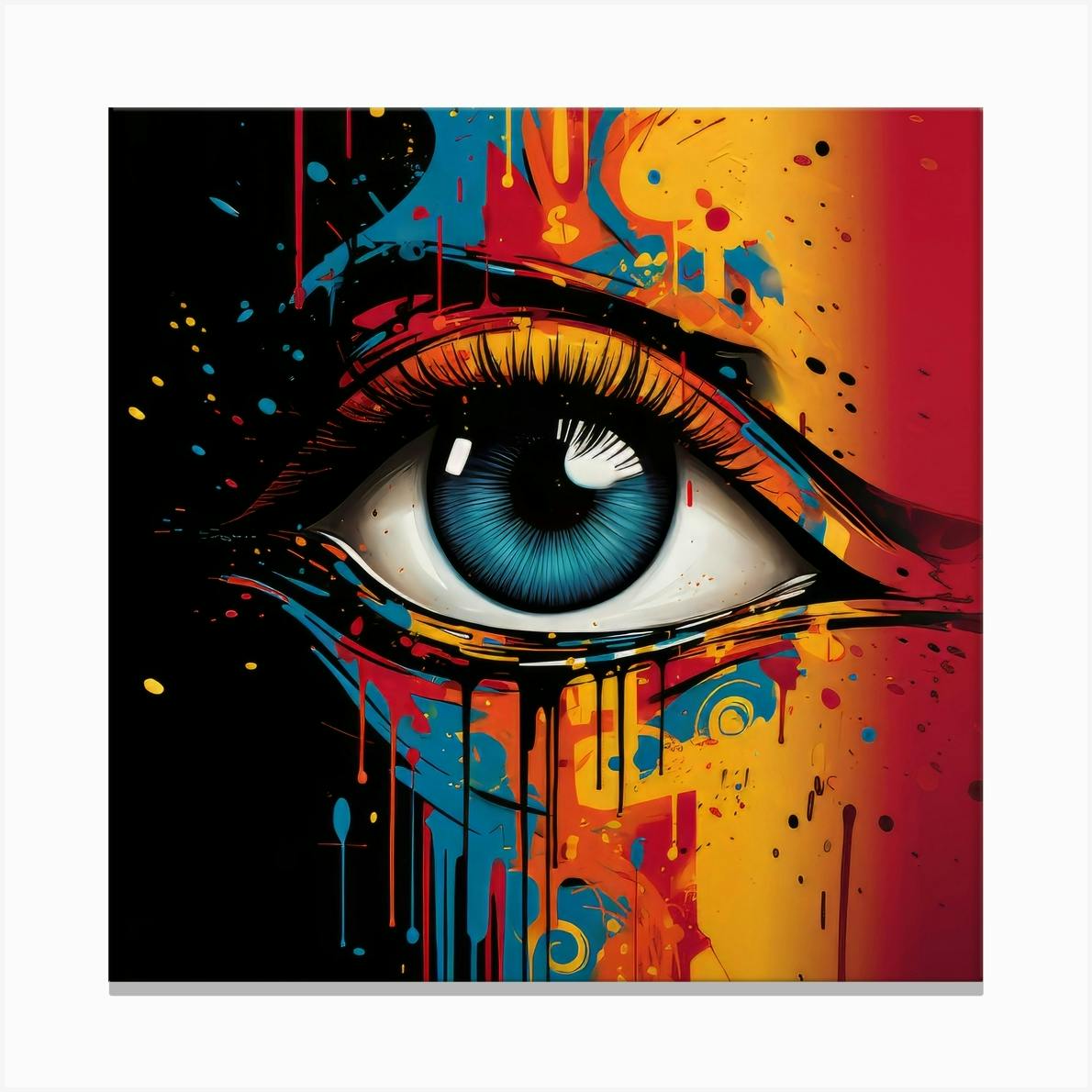 Selling An Eye For An Eye | original painting on canvas