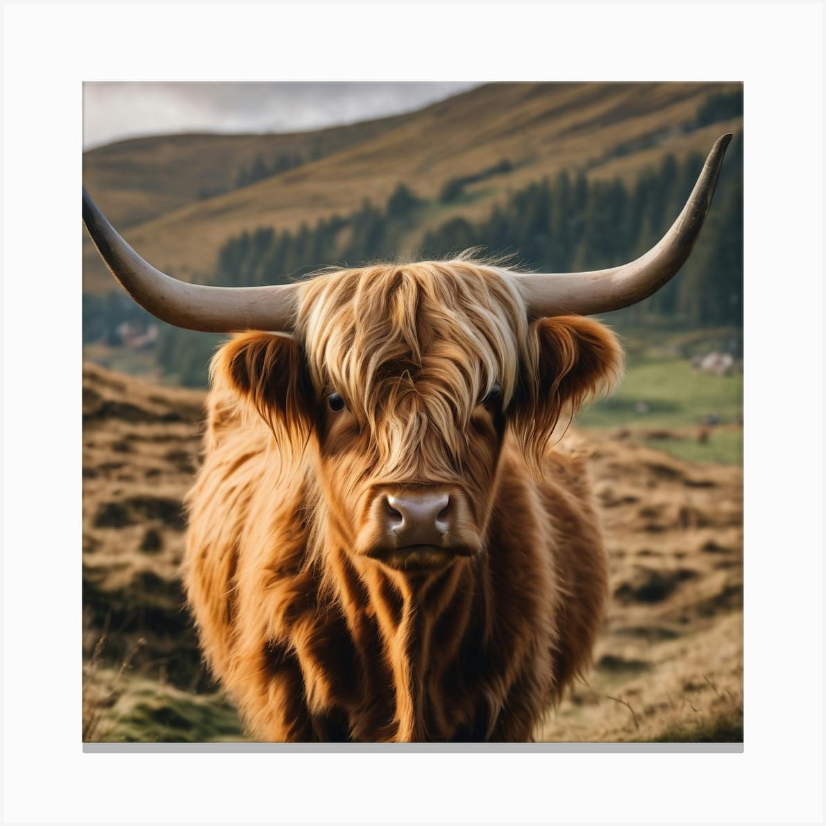 Highland Cattle outlet Limited Edition Colour Photographic Art Print Highland Cow Photograph