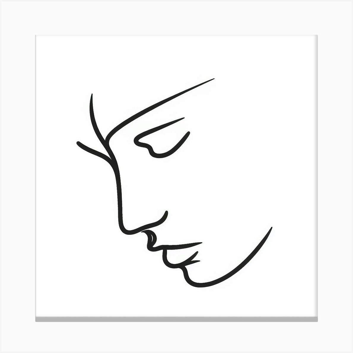 Face Art Canvas Print by Ferdows Sahil Ayobi Fy