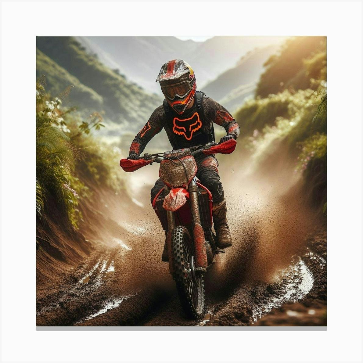 Dirt bike canvas sale