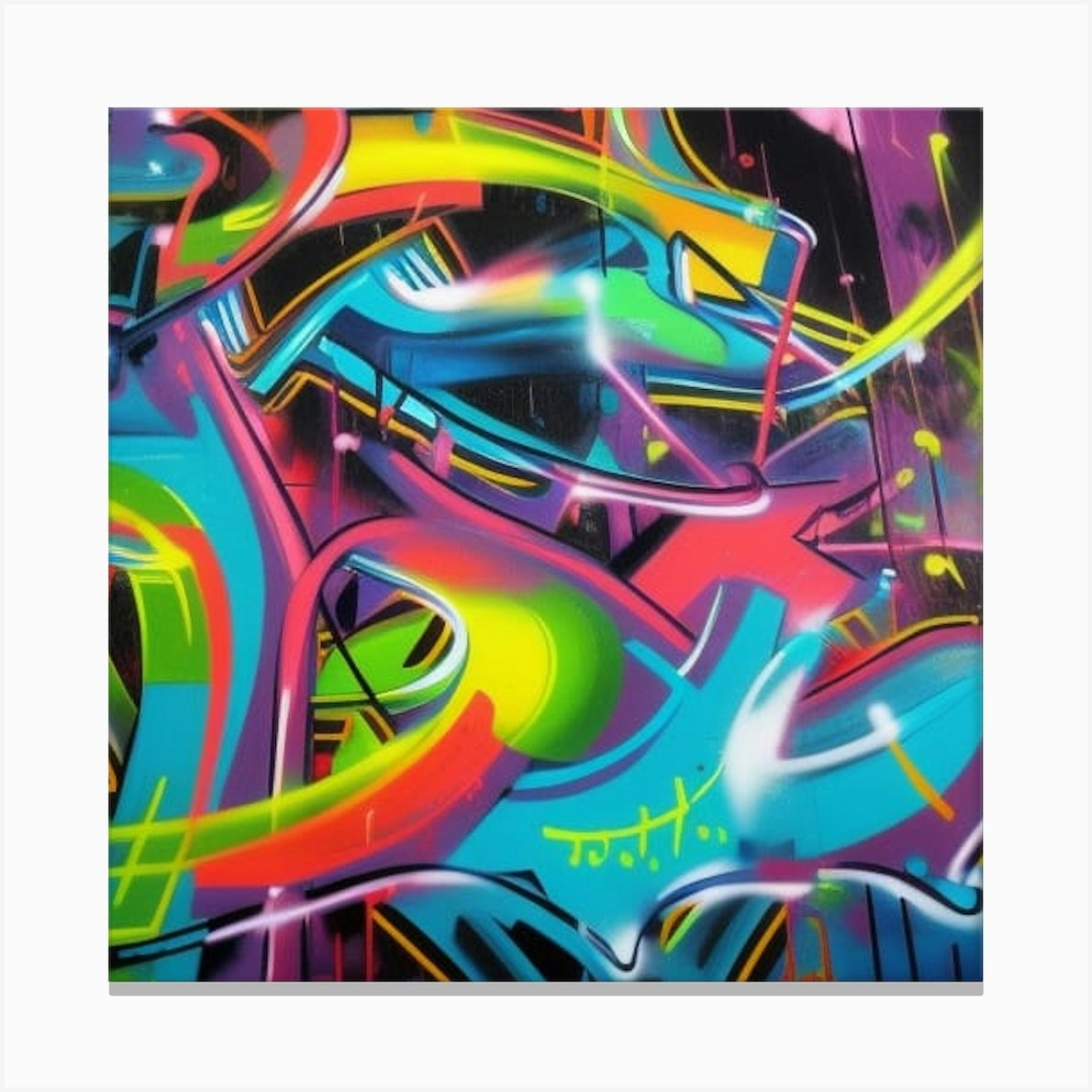 Graffiti Art Canvas Print by VanRon Fy