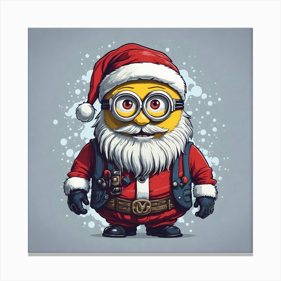 Minion Santa Canvas Print By Ishwar Creation Fy 