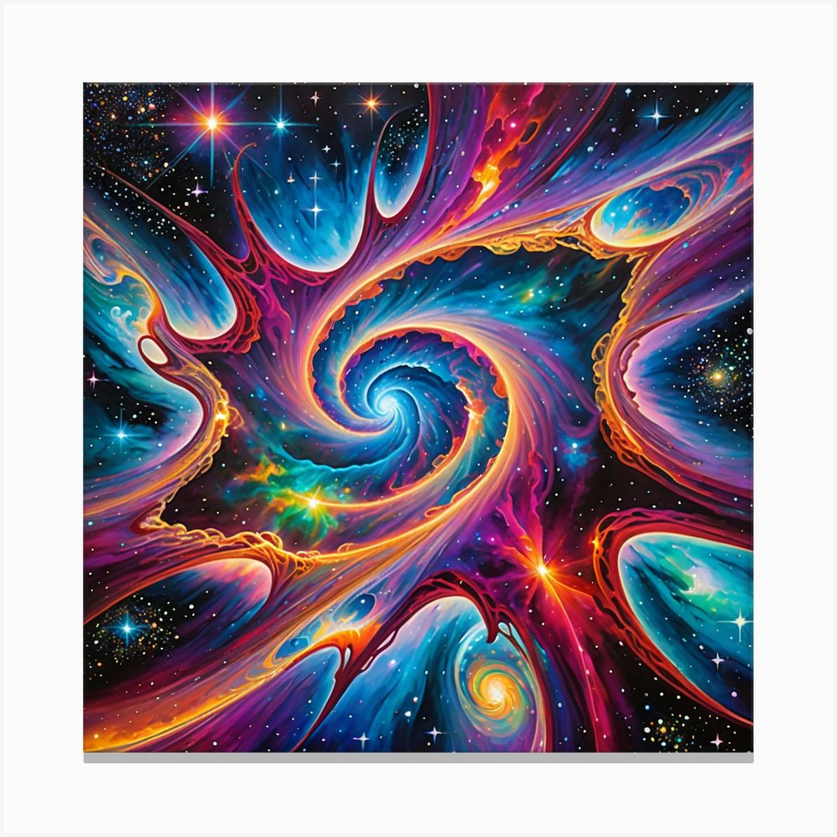 Spiral Galaxy Art Print by @Ahmedghz - Fy