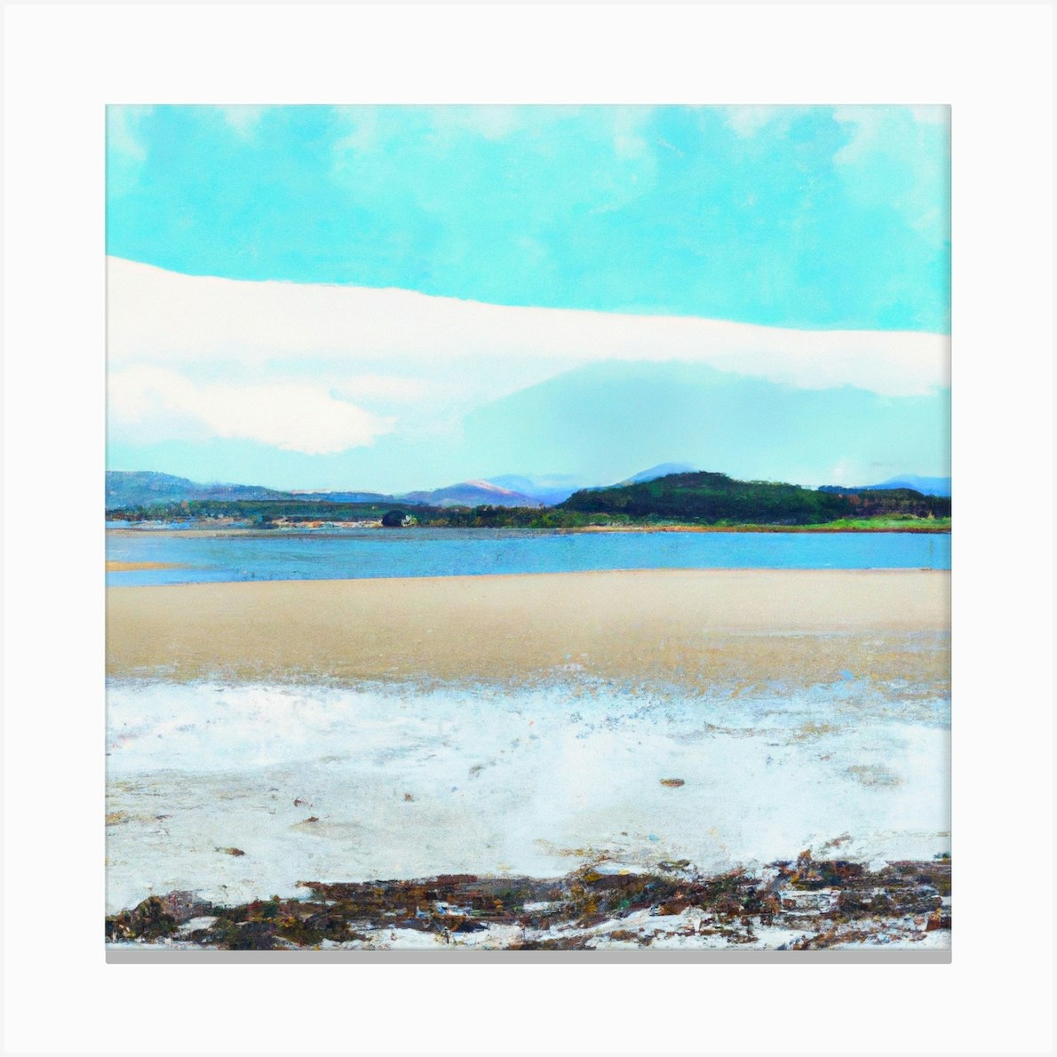 Donegal Beach Canvas Print by Alice Fy