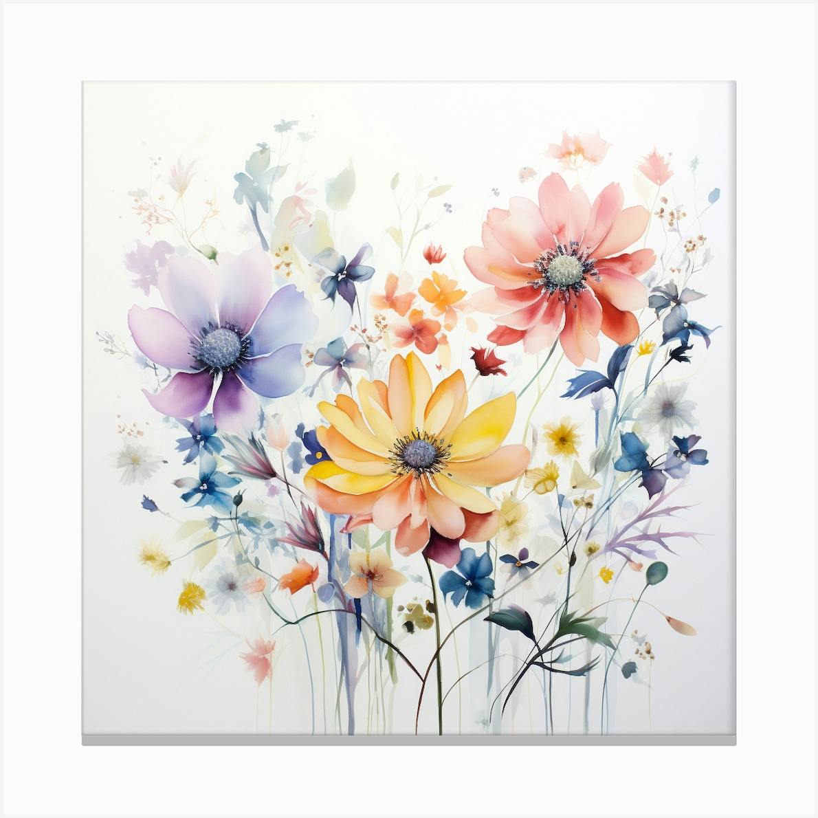 Flowers 17 1 Art Print by PaigeDesigns - Fy