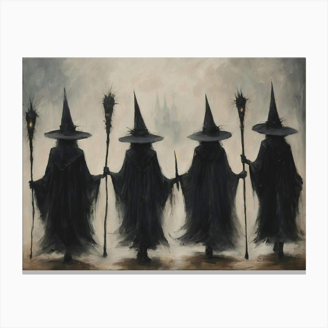 All Hallows, Acrylic on Stretched Canvas, hotsell Samhain, Witchcraft, wicca, dark