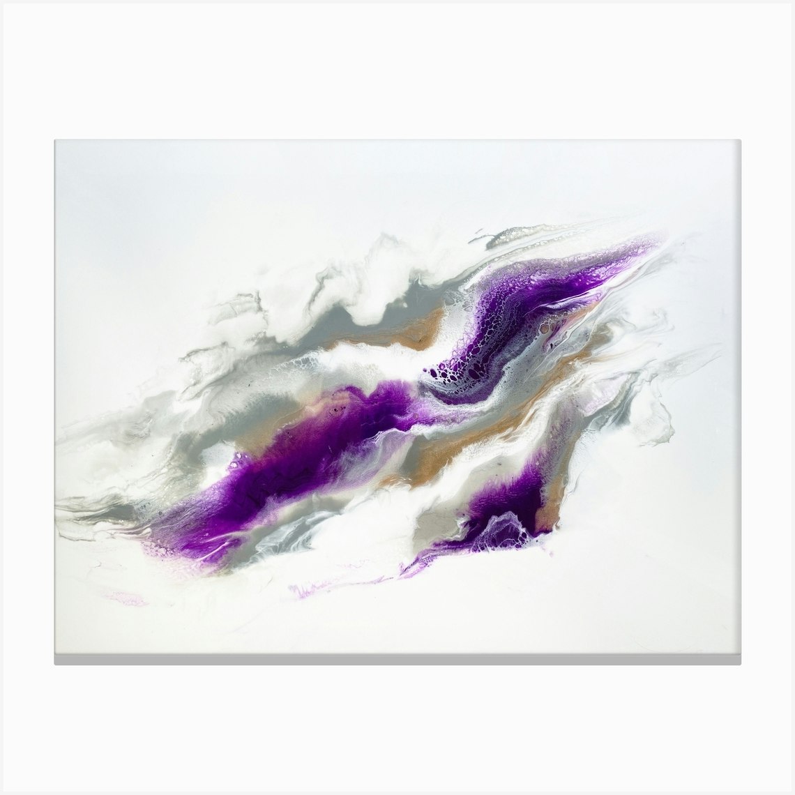 Grey And Violet Skies Canvas Print by Spellbound Fine Art - Fy