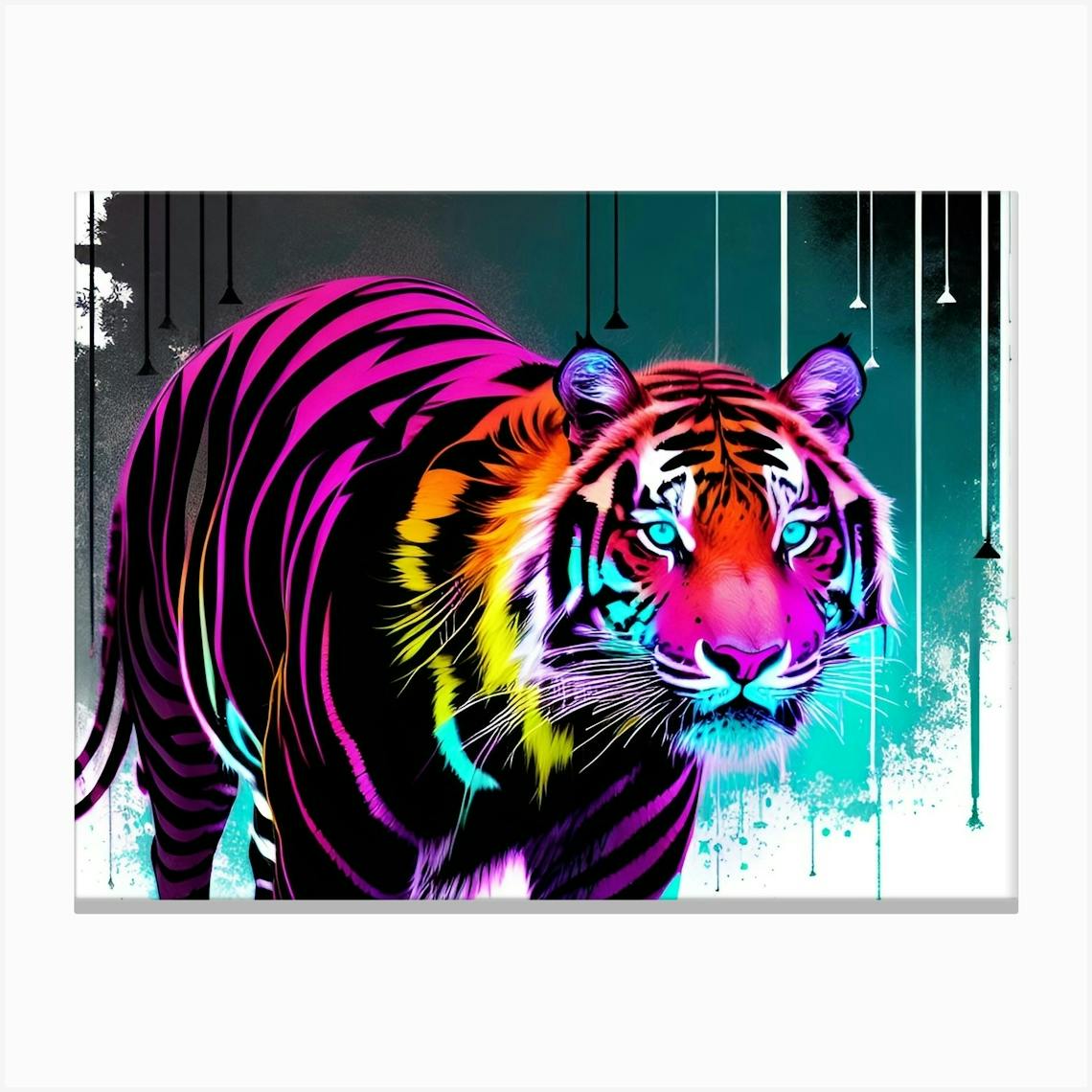 Lightning Tiger 1 Canvas Print by L1ilMissA707 - Fy